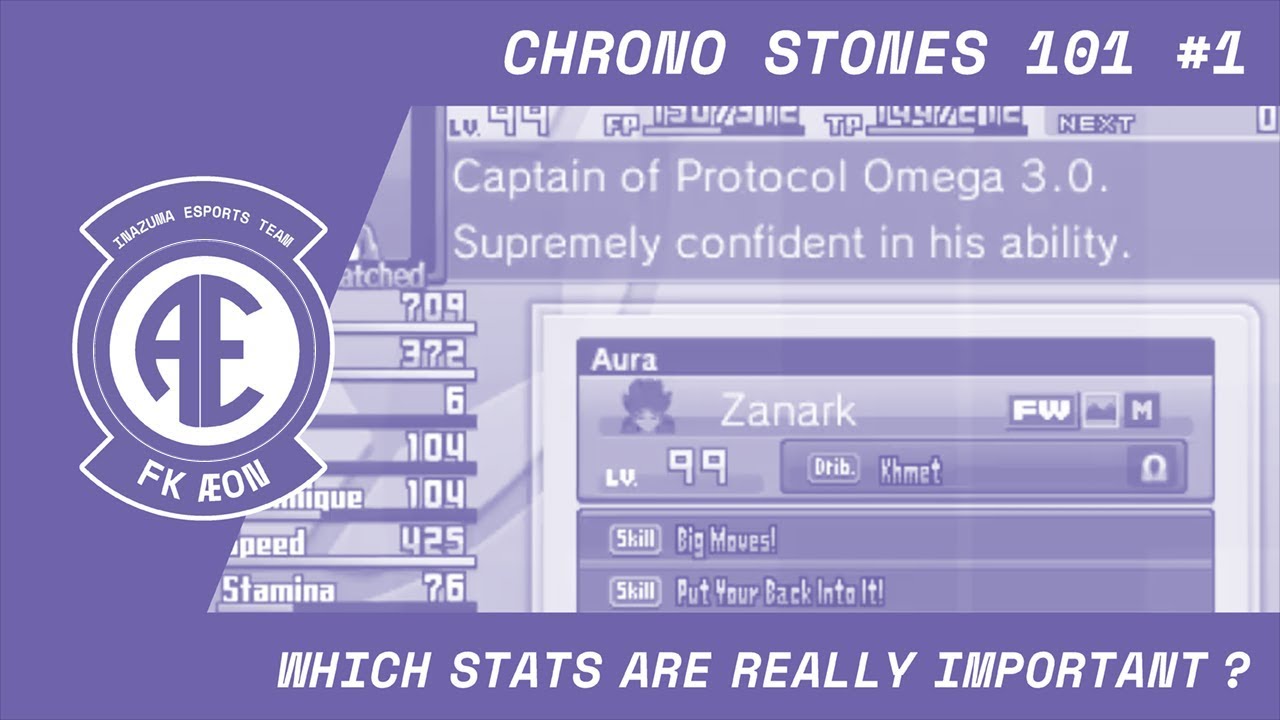 Chrono Stones 101 #1 - Quelles stats sont réellement importantes ?