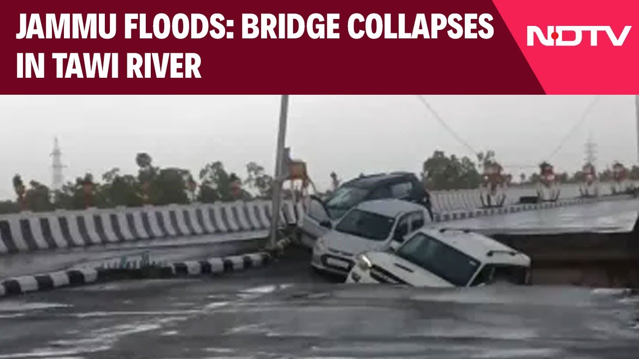 J&K News | Jammu Floods: Bridge Collapses In Tawi River