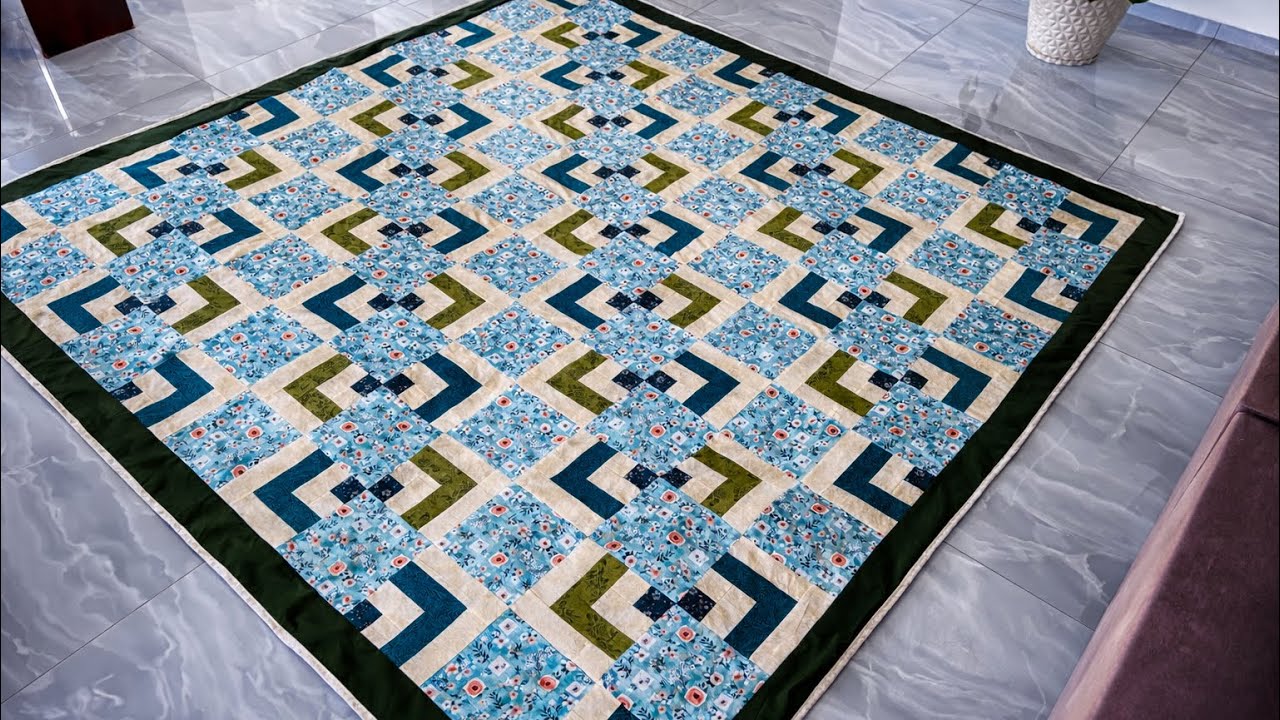 Colcha de retalhos em patchwork super f&aacute;cil , venha surpreender ❤️