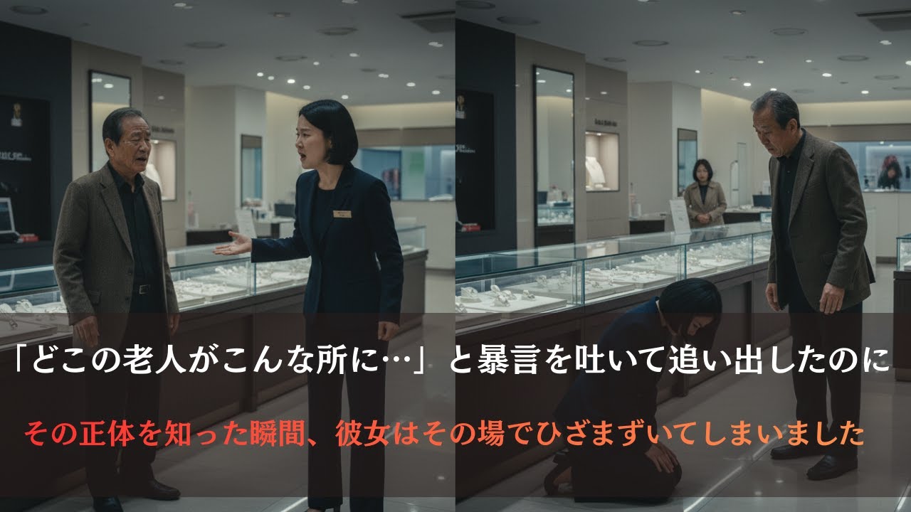 みすぼらしい72歳の老人を追い出した百貨店マネージャー――まさか彼が“義父になる人”だとは夢にも思わなかった彼女の運命
