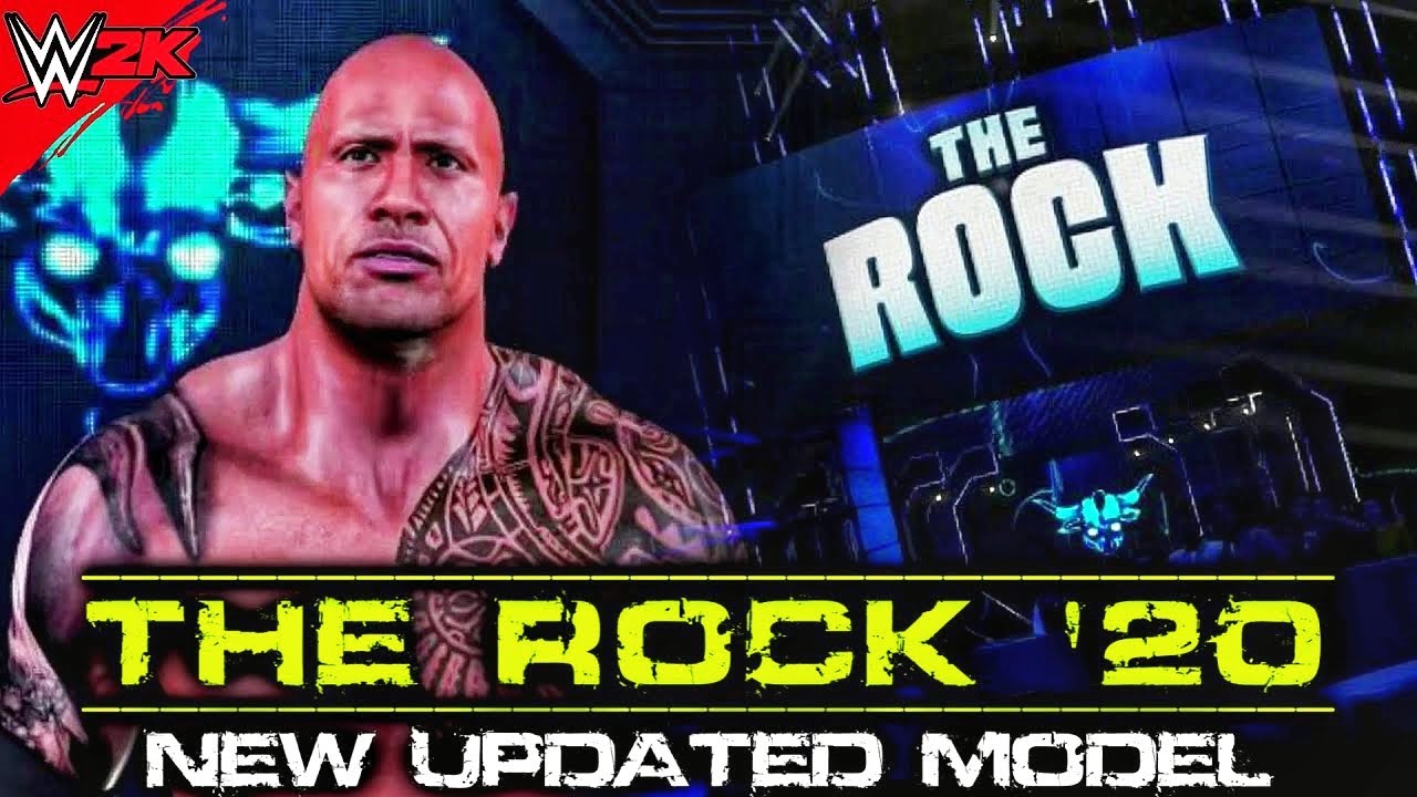 The Rock 2020 Brand New Updated Model & GFX | WWE 2K Game Mods