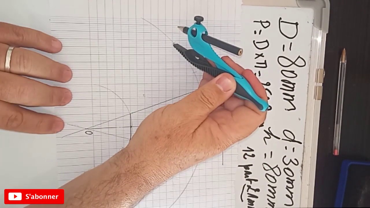 Video N°32 Traçage d' un cone concentrique (reduction)