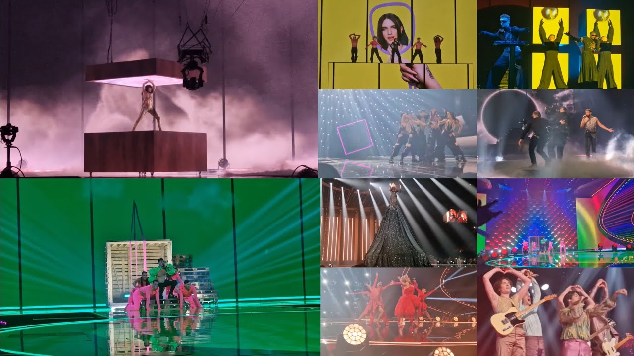All 26 Eurovision Songs clips 20s front row view at Grand Final 2023 in the M&S Bank Arena Liverpool