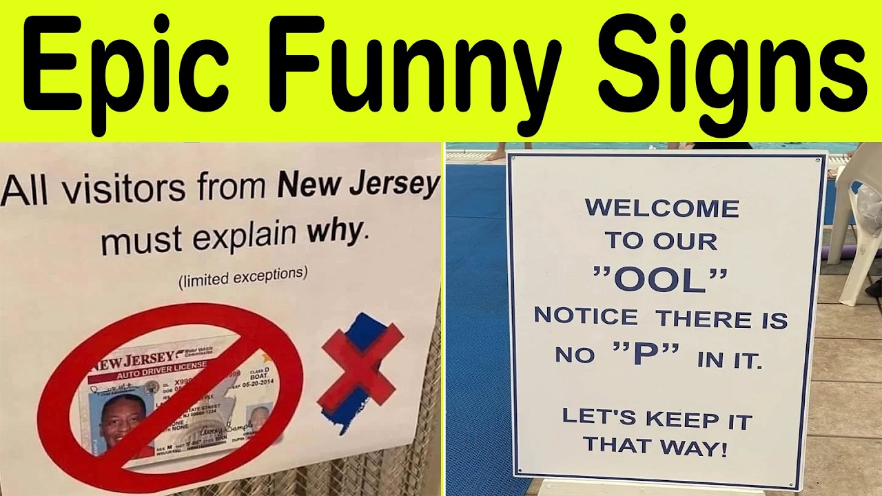 Epic Funny Sign That Will Break Your Brain – You Can’t Make This Stuff Up! || Happy Panda