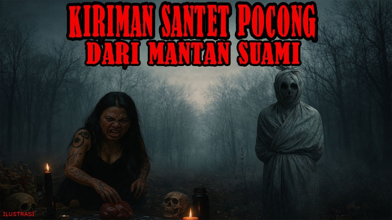 KIRIMAN SANTET POCONG DARI MANTAN SUAMI - CERITA HOROR KISAH MISTERI