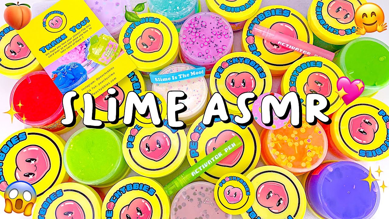 $350 Peachybbies Slime Collection ASMR 🍑