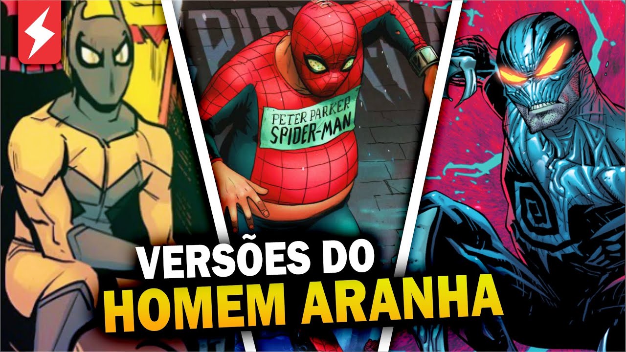 TOP 10 VERSÕES ( COPIAS ) DO HOMEM ARANHA em outros Filmes / Animações / Quadrinhos