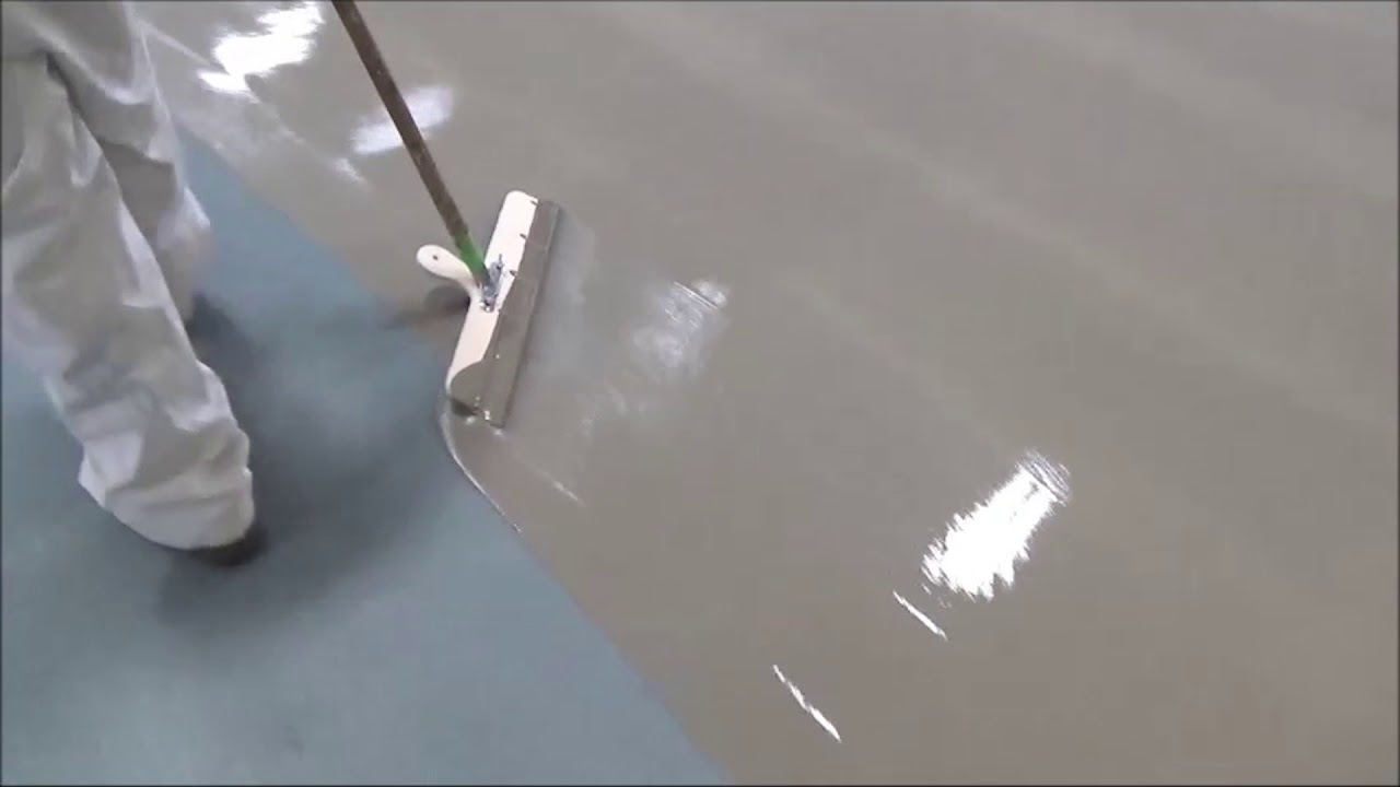 Concrete Floor Waterproofing & Protection - Cemprotec E-Floor Application