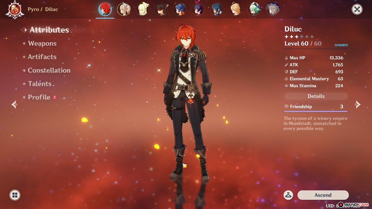 Diluc full guide | f2p Builds & Mechanics - Genshin Impact