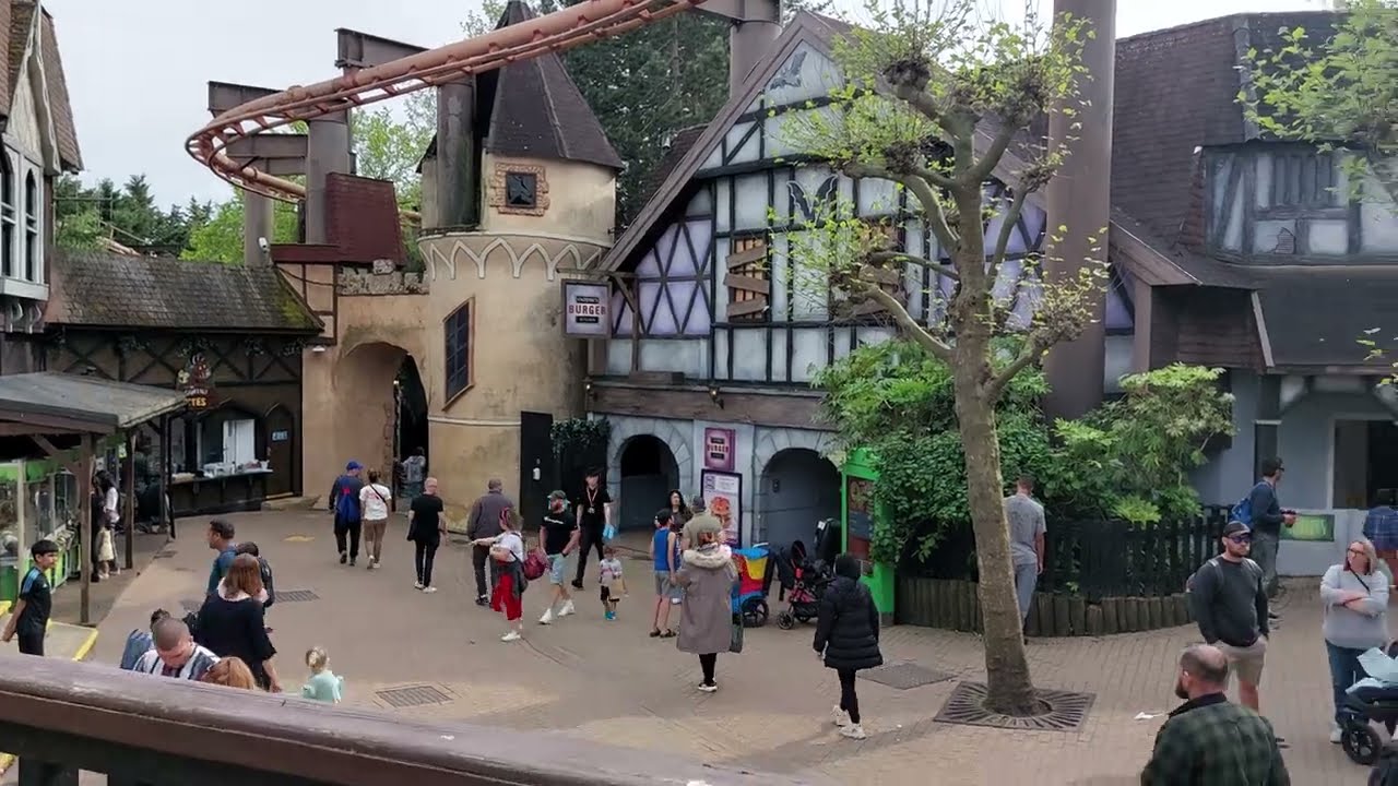 Vampire and Gruffalo Areas of Chessington World of Adventure. Filmed May 2023.