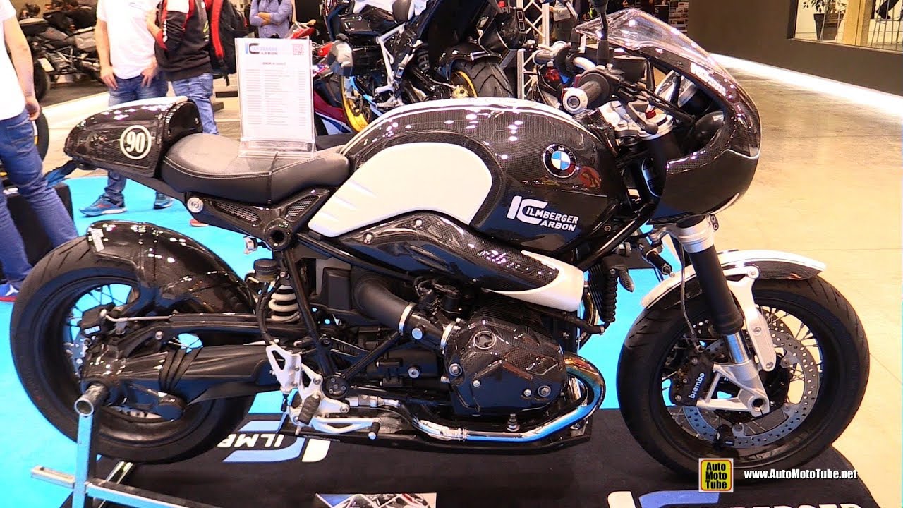 2019 BMW R Nine T Racer Ilmberger Carbon Accessorized - Walkaround - 2018 EICMA Milan