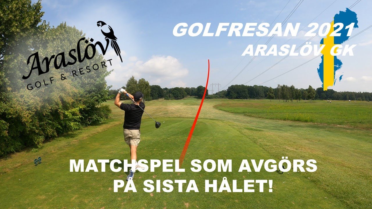 ARASLÖV GK - Golfresan 2021 Vlog #5 - Varmaste dagen på veckan, perfekt för golf i svarta kläder!