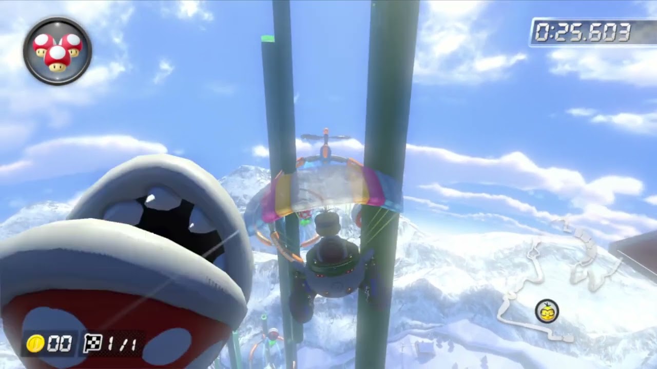 Mario Kart 8 Deluxe - Mount Wario [BUT YOU CAN ONLY GLIDE]