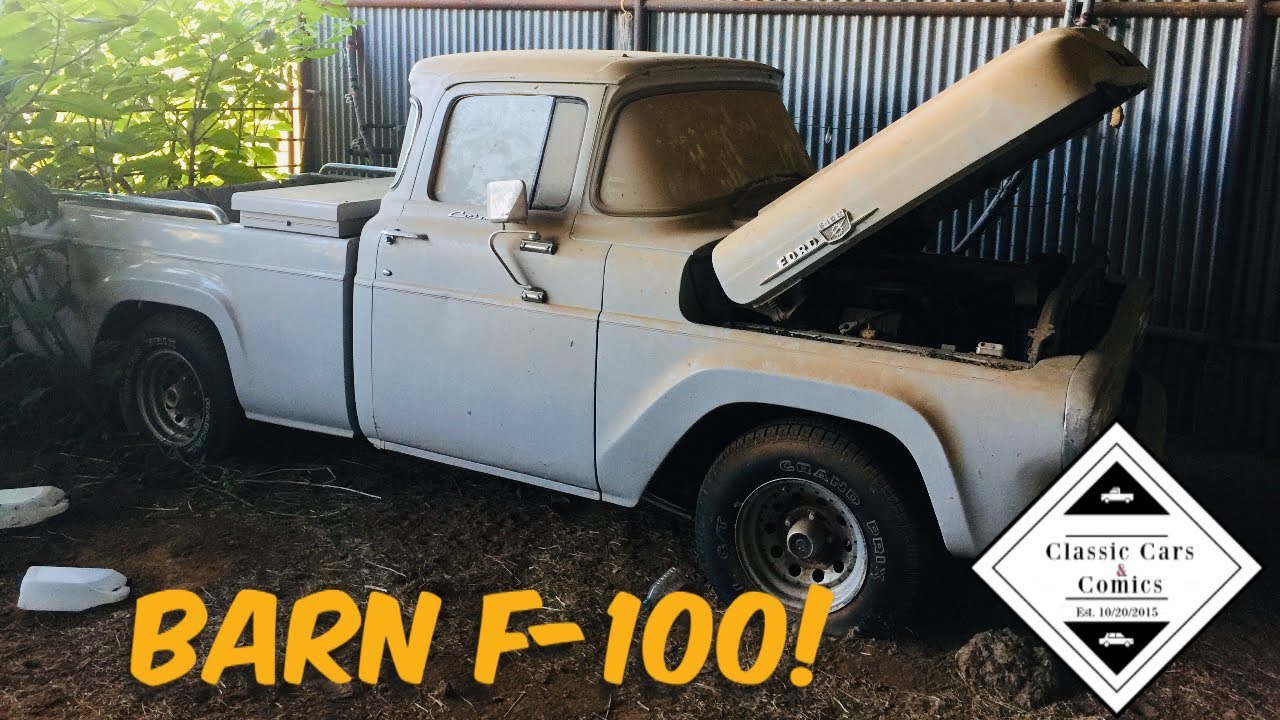 1959 Ford F100 Stored in Barn for 20 years!  Part 1