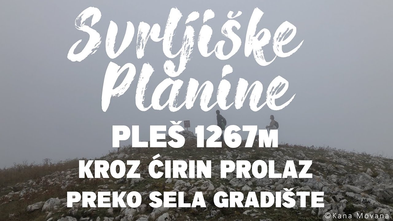 Svrljiške Planine 17.10.2021. Vrh Pleš 1267m kroz Ćirin prolaz preko sela Gradište   4k UHD
