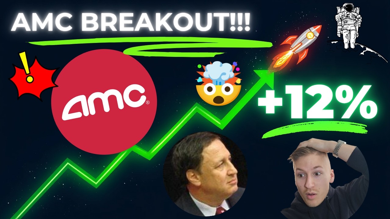 Акции AMC резко выросли на 12% после отскока от макротрендовой линии (обновление информации с соб...