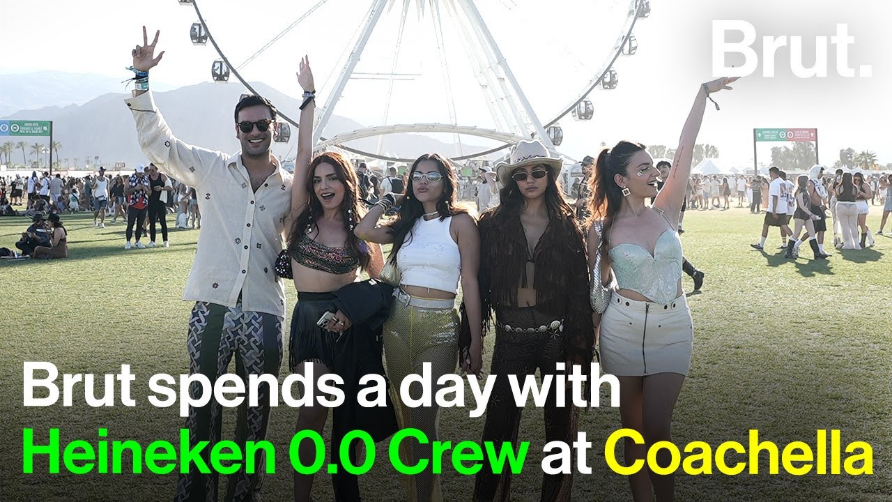 Brut spends a day with Heineken 0.0 Crew at Coachella | In collab with Heinken India