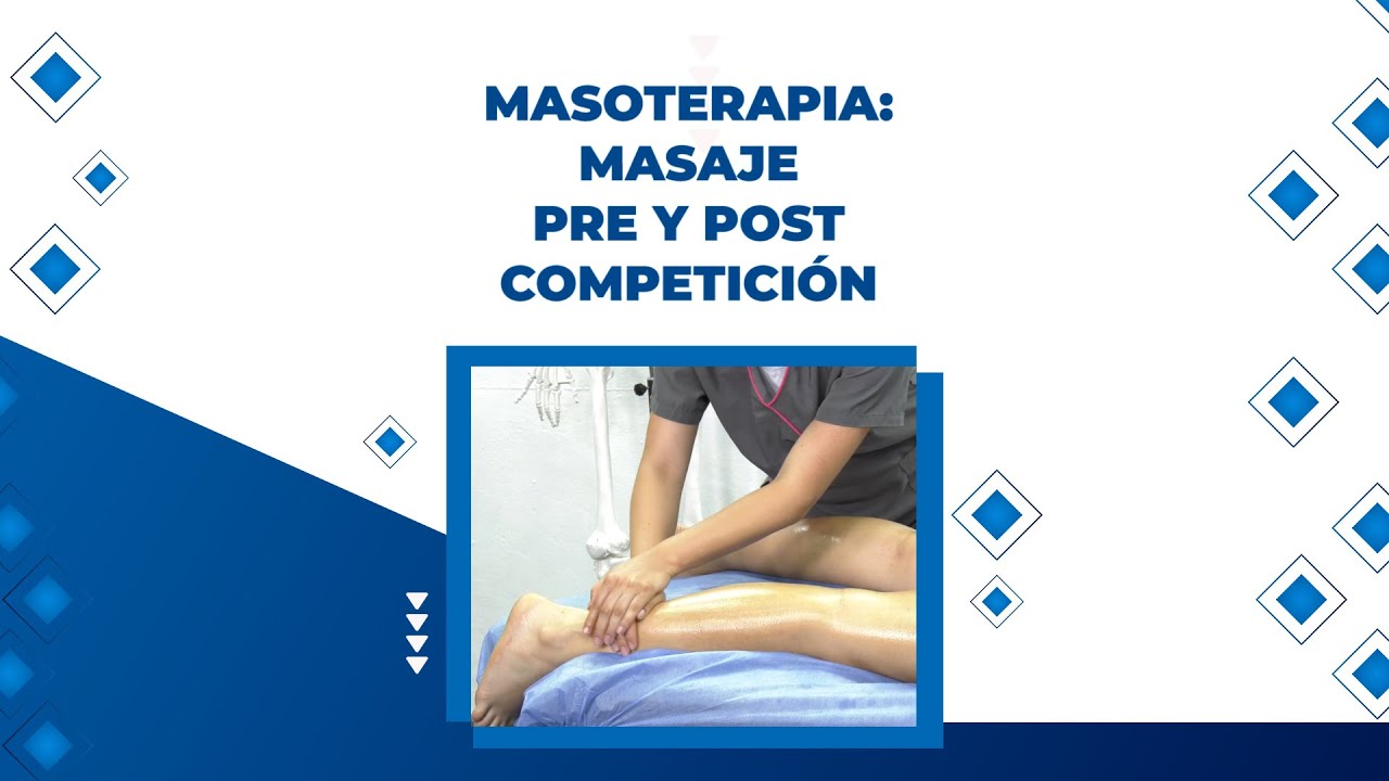 Masaje Pre y Post Competición