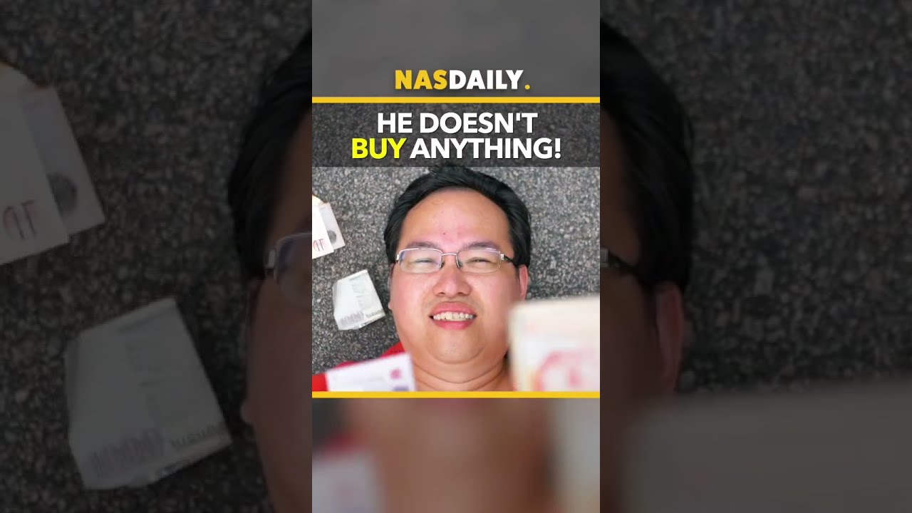 He Doesn&rsquo;t Buy Anything #nasdaily #nasmeanspeople #knowledge #travel #1minute #people #singapore