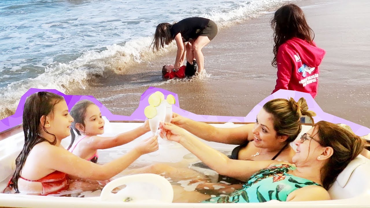 PRIMEIRO CALDO E DIA DE SPA NA PRAIA - FLAVIA CALINA