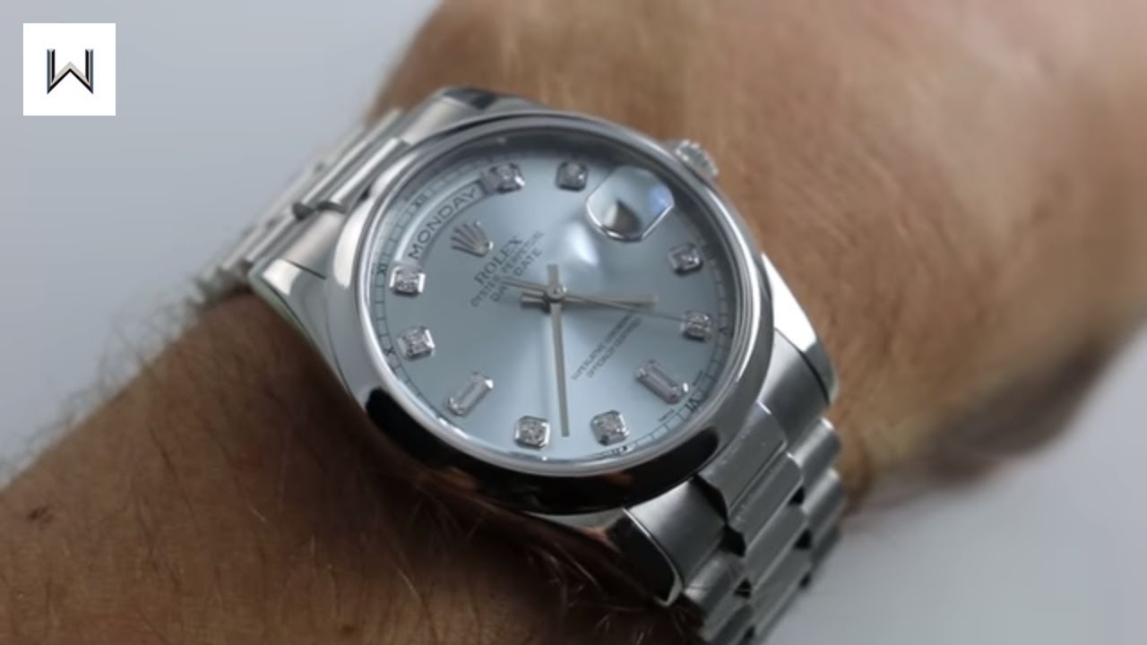 Rolex Platinum Day-Date - Oyster Perpetual Day-Date 36 Ref. 118206 Watch Review