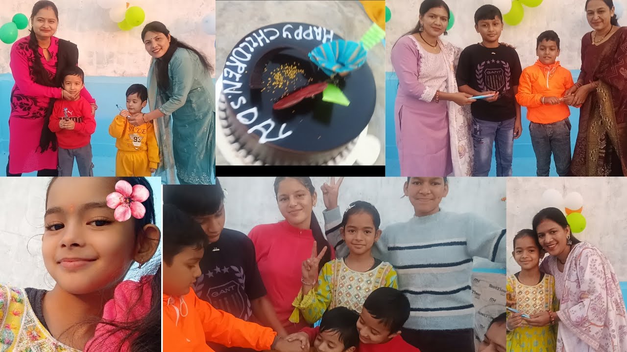 चिल्ड्रन डे सेलिब्रेशन 🥰🥰🤗🤗