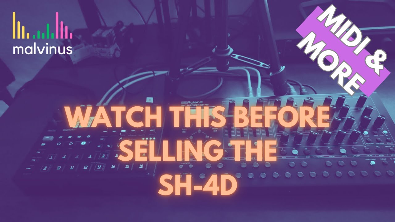 Roland SH-4d + Elektron Digitakt II Tutorial | MIDI connections, MIDI learn and more