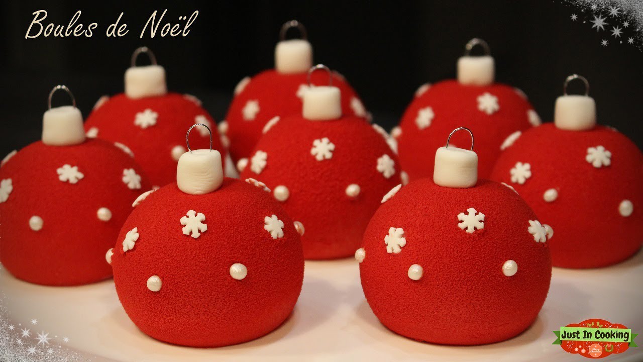 ❅ Recette de Boules de Noël Chocolat Framboise ❅