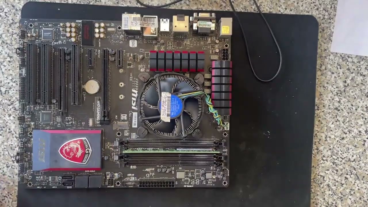 奇怪的intel CPU故障,微星桌上型電腦檢修,這個問題真是不好檢測啊,這種奇耙故障原因一年也遇不到三次!Computer testing and maintenance 電腦檢測維修