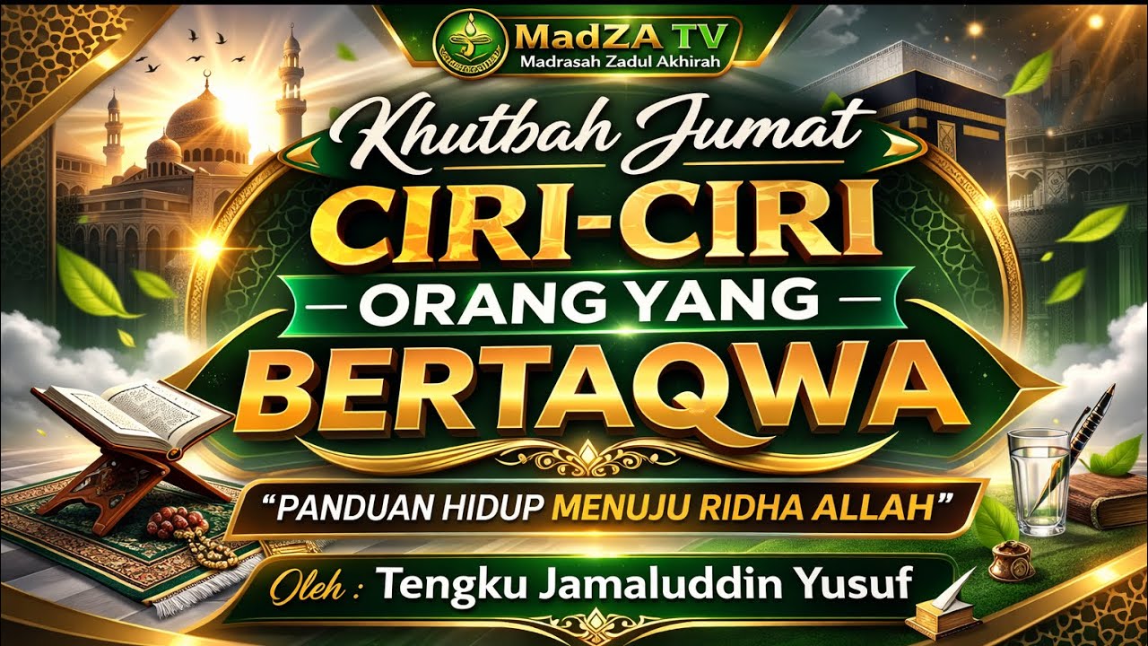 KHUTBAH JUM’AT MESJID SUNGAI PAUH LANGSA | CIRI CIRI ORANG YANG BERTAQWA | TENGKU JAMALUDDIN YUSUF