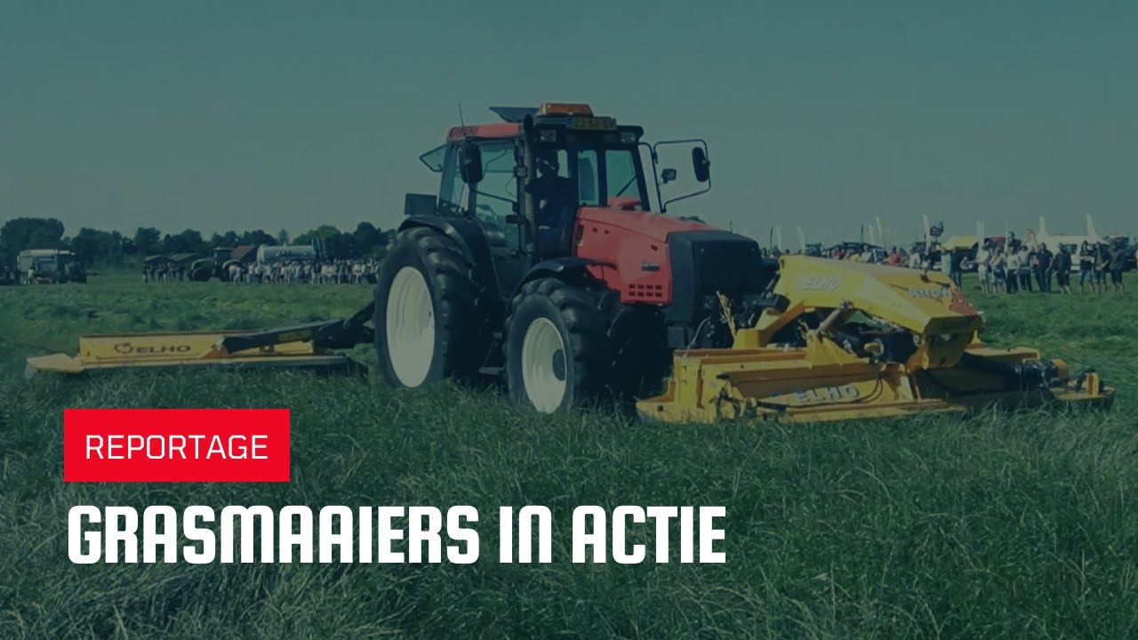 Grasmaaiers in actie