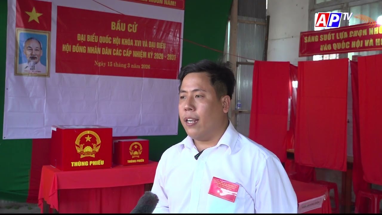 Xã An Phú hoàn thành 100% cử tri đi bầu cử đại biểu Quốc hội khóa XVI và đại biểu HĐND các cấp