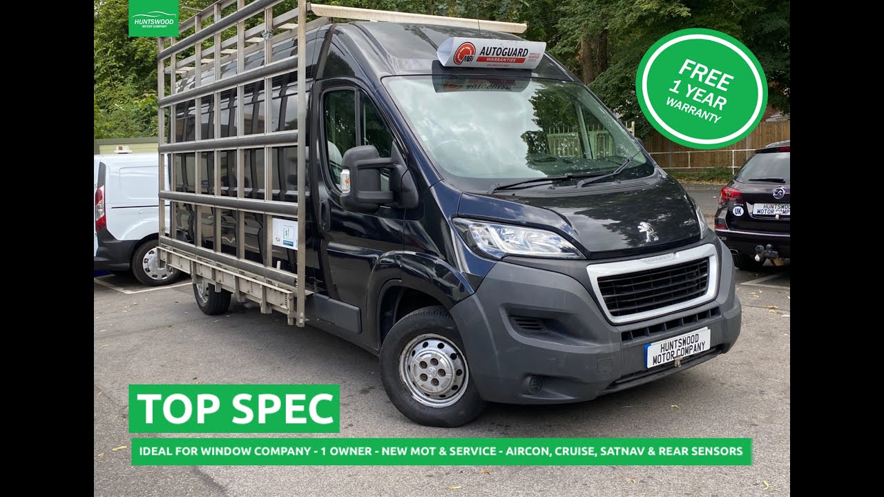 OVERVIEW OF A 2014 PEUGEOT BOXER VAN LWB 2.2 HDI DIESEL