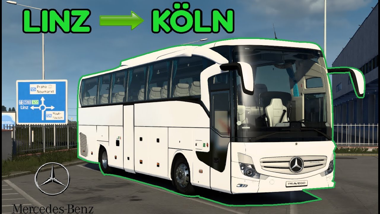 Szybka i dynamiczna jazda / Linz - Koln / Mercedes-Benz Travego 🚌