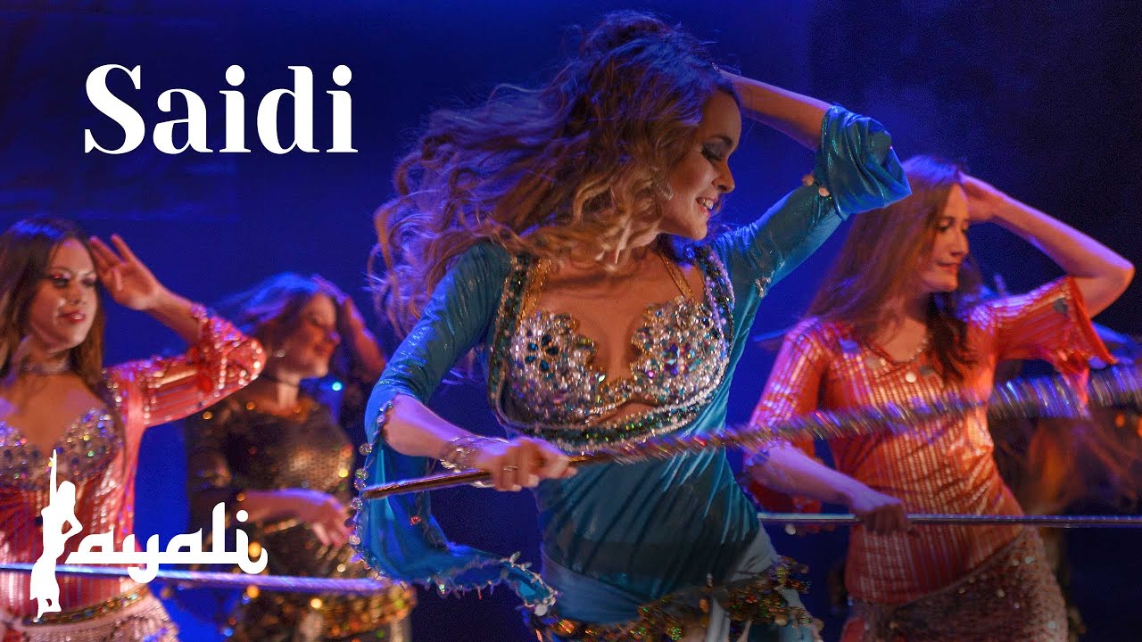 Khissa Saidi with Agnes's belly dance students at Layali, Sweden 2019