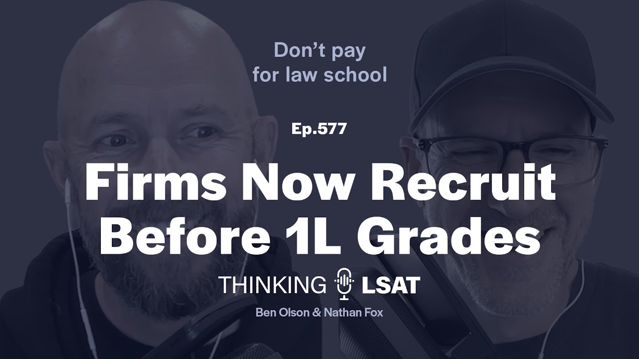 Stop Waiting for Study O'Clock | Thinking LSAT, Ep. 577