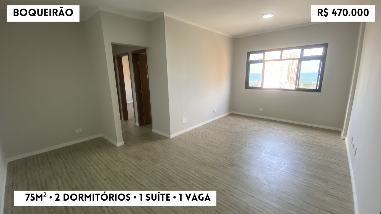 Apartamento Reformado no Boqueirão com Vista Mar por 470 MIL!