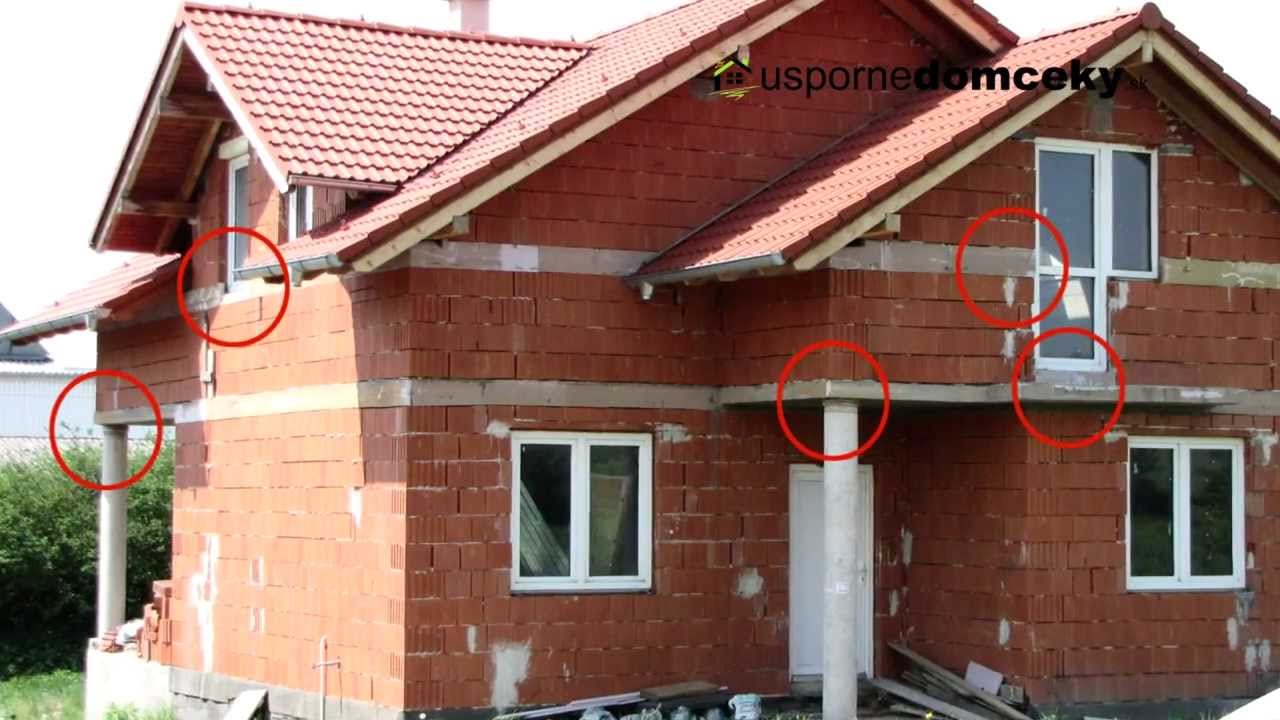 Rodinný dom, tepelne mosty na dome