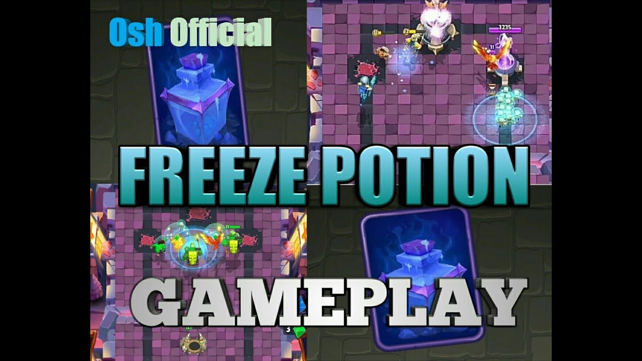 Clash of wizards freeze potion gameplay/shaman upgrade!!!