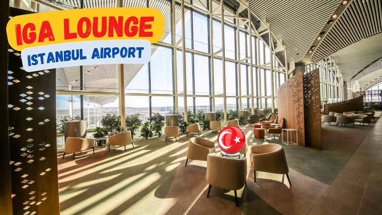 BUSY iGA Lounge (Международный терминал аэропорта Стамбула) ТУР И ОБЗОР