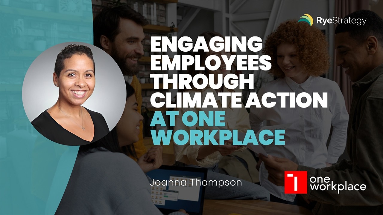 How One Workplace Engaged Employees in Sustainability Through Science-Based Targets