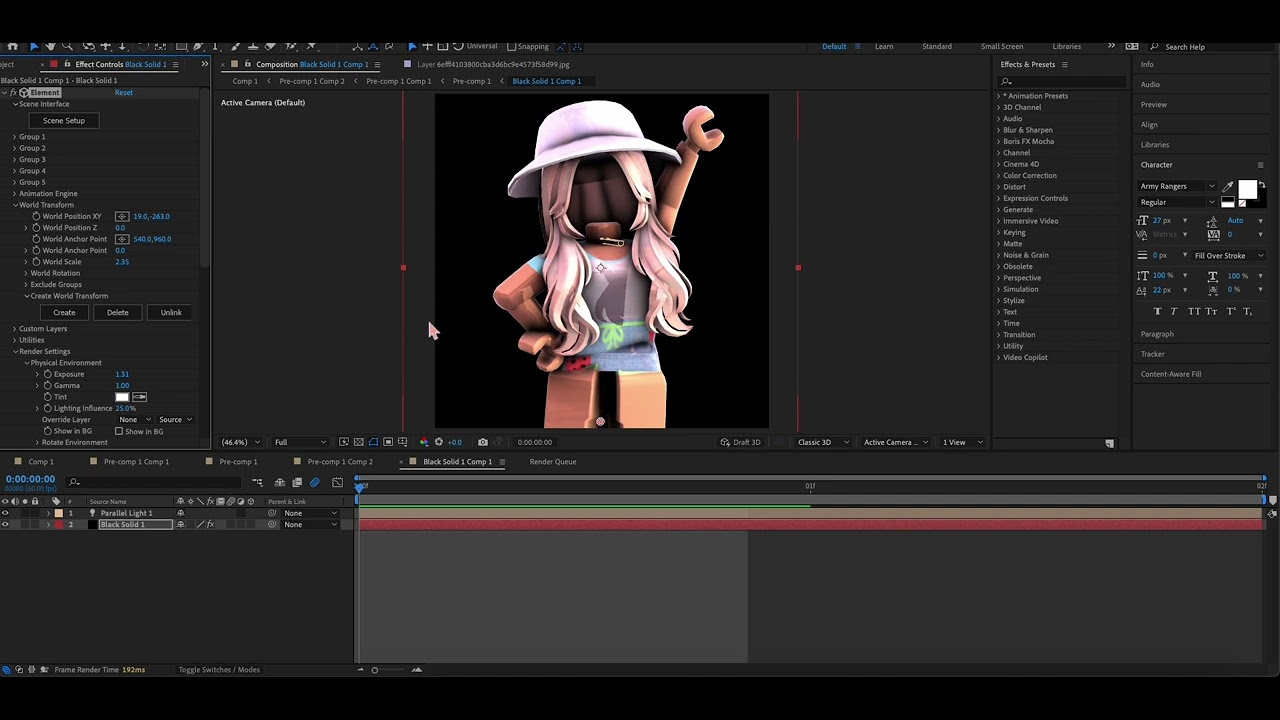 MY ELEMENT 3D GLOSS SETTINGS FOR @1vy34 OR ANYONE ELSE