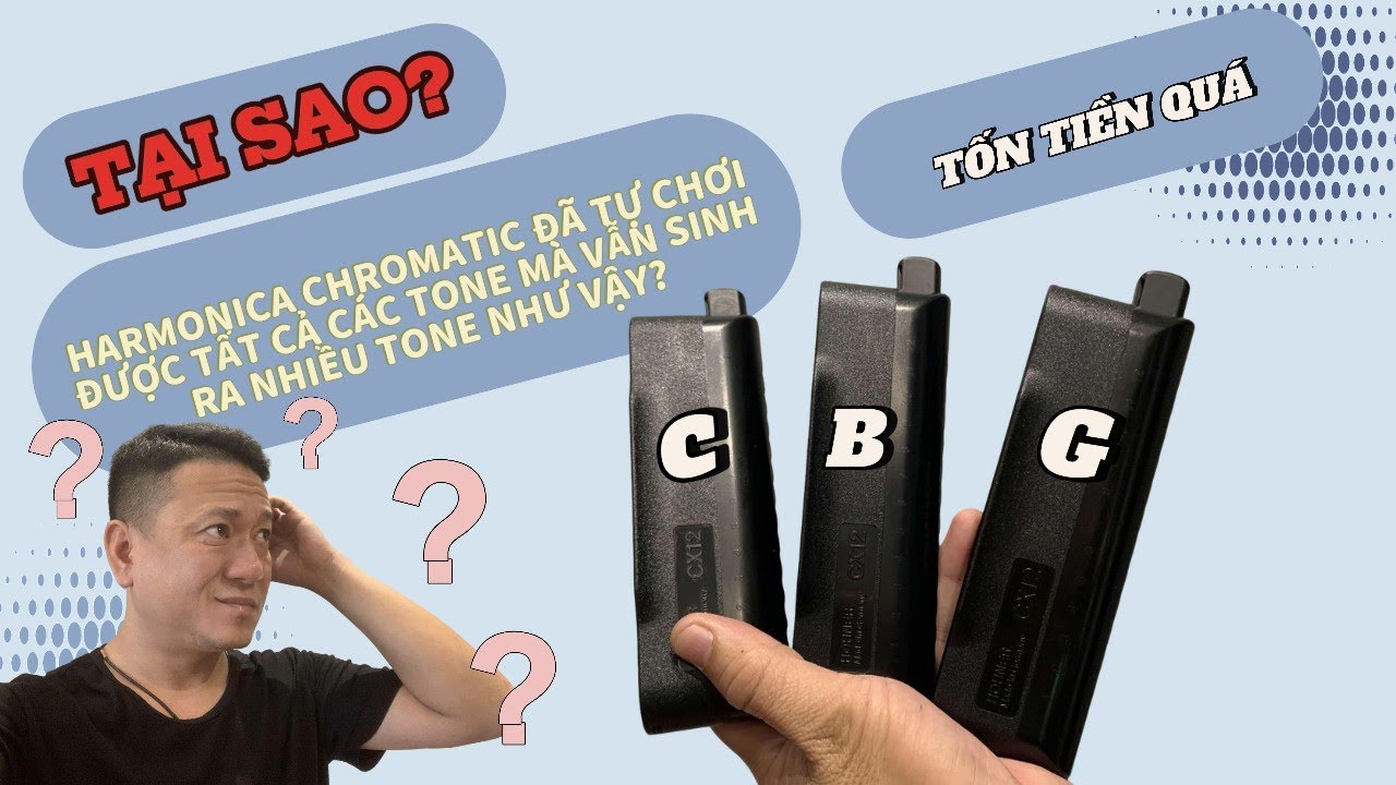 Tại sao kèn harmonica  chromatic đã tự chơi được tất cả các tone mà vẫn sinh ra nhiều tone như vậy?