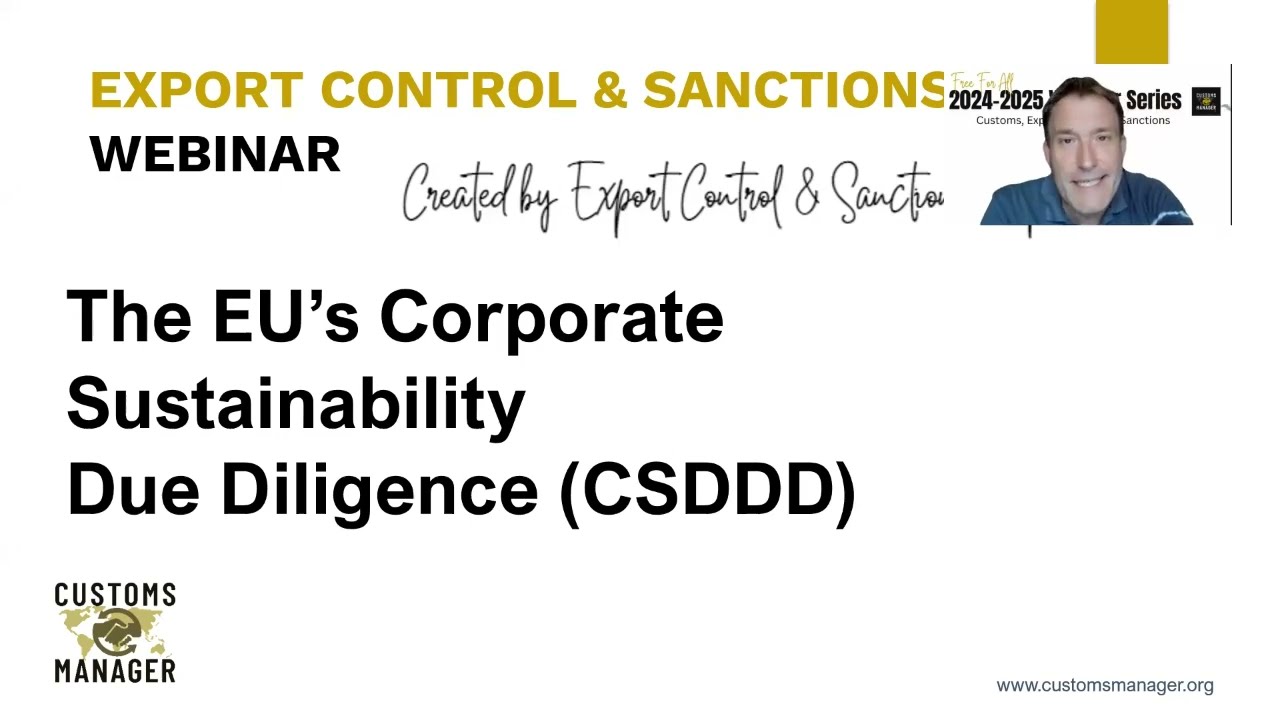 Decoding EU's Cooperate Sustainability Due Diligence Directive - CSDDD