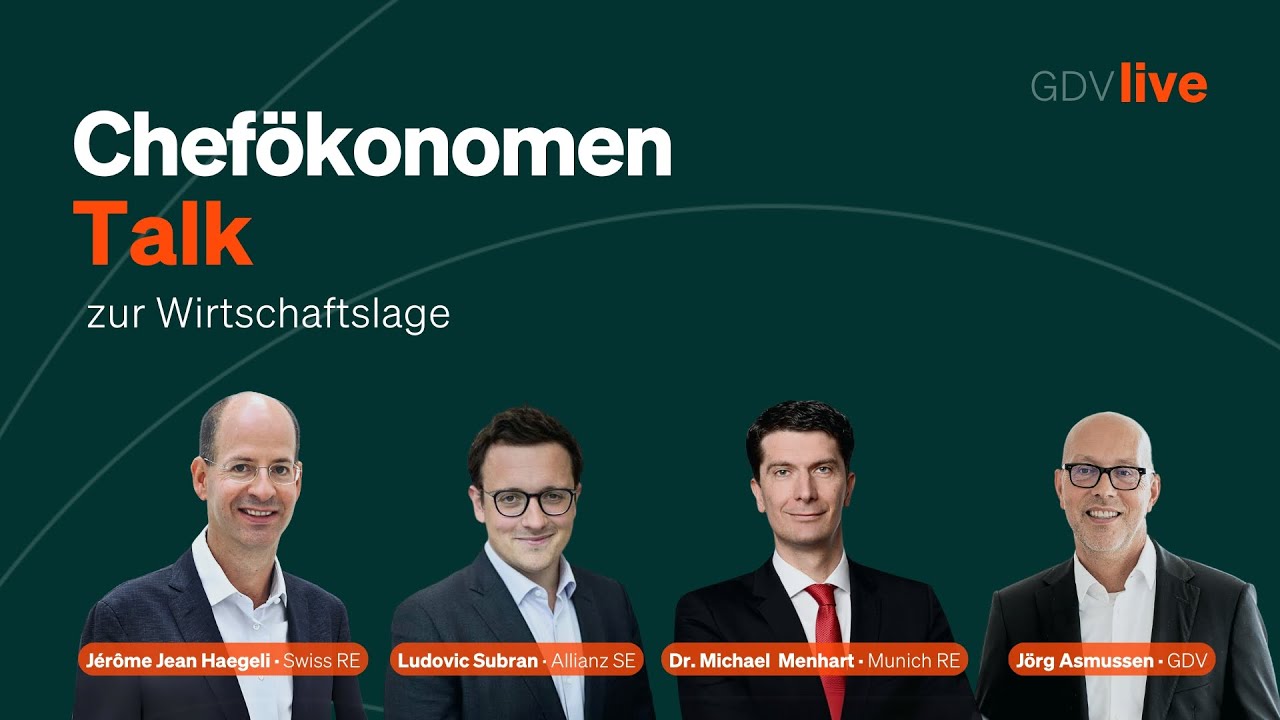 #GDVlive: Chefökonomen-Talk zur Wirtschaftslage
