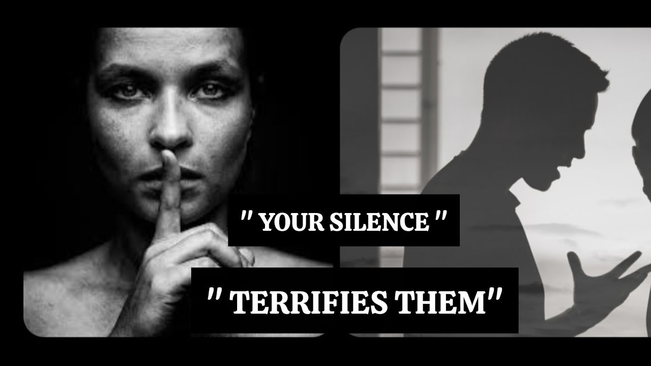 When you go silent toxic people feel panic