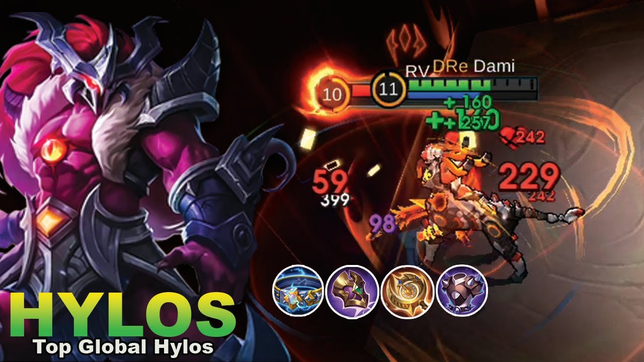 Hylos Best Build 2024 Tank | Hylos Gameplay | Mlbb