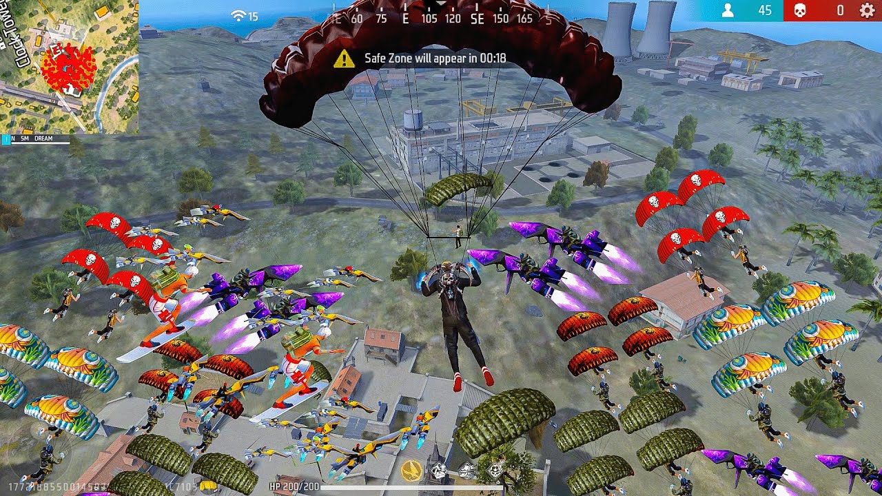 PARAFEL+MP40 55Kills 💪 90%Headshot Rate ⚡| Solo Vs Squad Full Gameplay | FREE FIRE