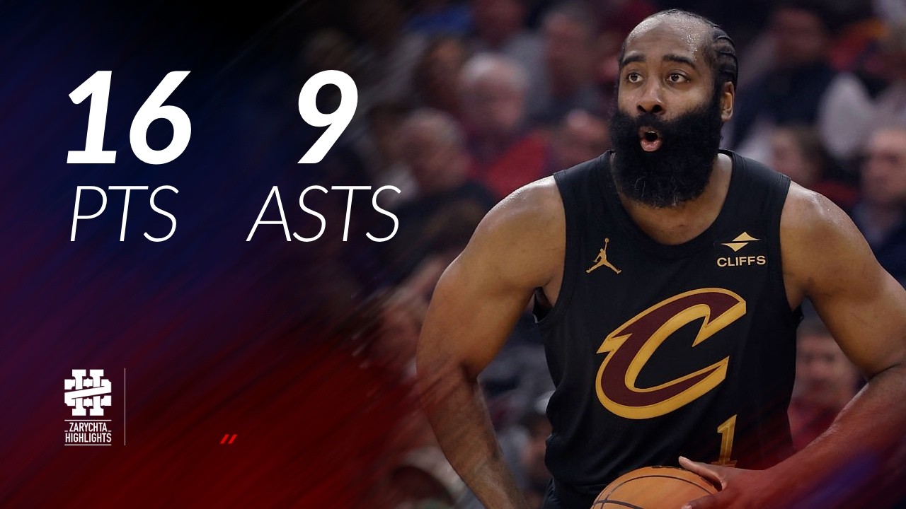 James Harden 16 pts 9 asts vs Nets 25/26 season