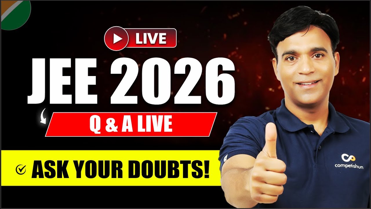 JEE MAIN 2026 Strategy/Motivation/Guidance with NS SIR | Live Q&A | Ask me anything 
